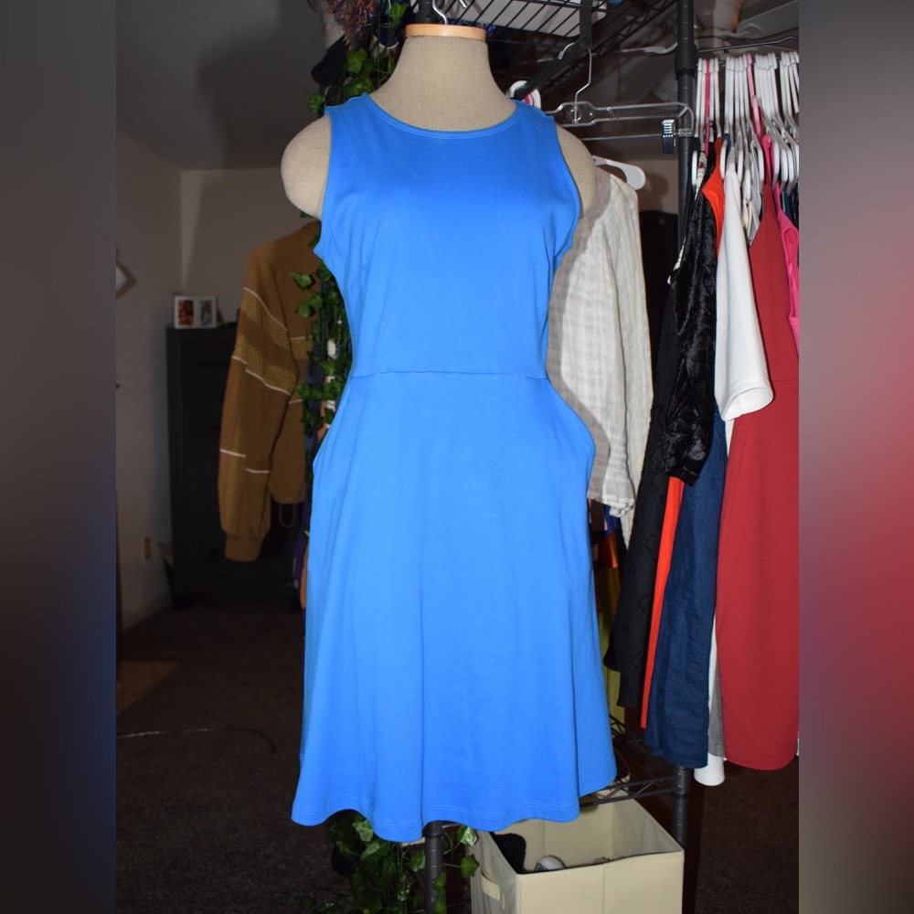 New York and company blue dress new without original tags